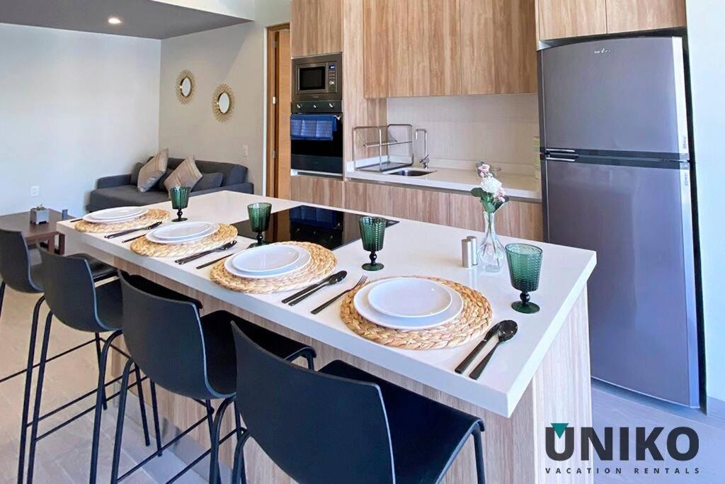 1 Block To The Beach 2Br 6Pax Rooftop Pool King Bed Playa del Carmen Exterior foto